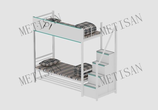 雙人上下鋪床（步梯款）